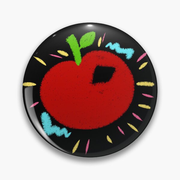 Item preview, Funky Apple! Pop and cute (black) designed and sold by Tiny-Sugar-Dove.