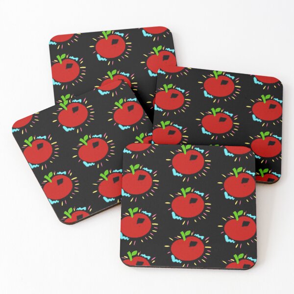 Item preview, Funky Apple! Pop and cute (black) designed and sold by Tiny-Sugar-Dove.