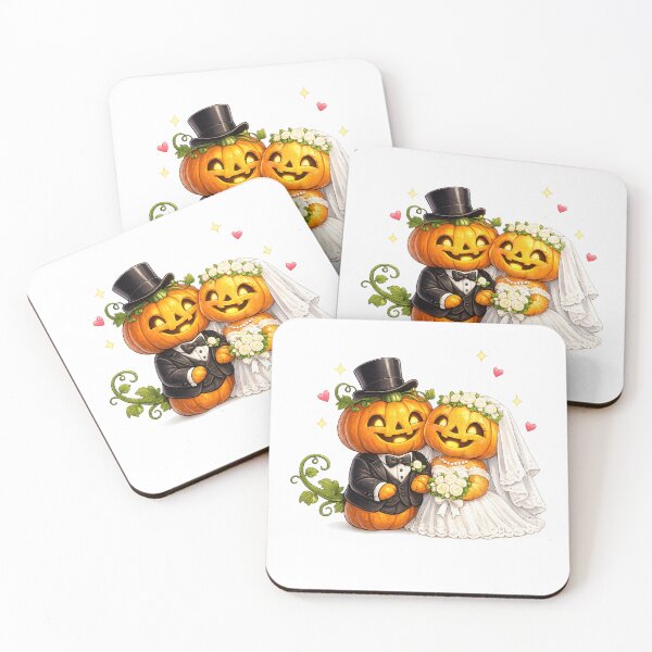 Item preview, Funny pumkin halloween Wedding Matching designed and sold by QuiteOrbit.