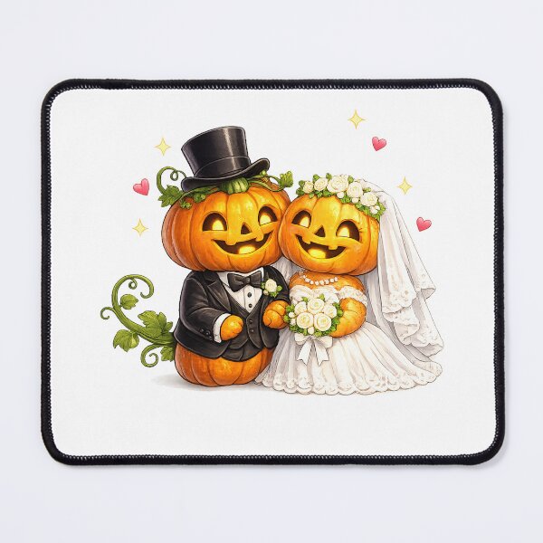 Item preview, Funny pumkin halloween Wedding Matching designed and sold by QuiteOrbit.