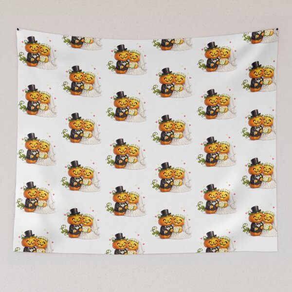 Item preview, Funny pumkin halloween Wedding Matching designed and sold by QuiteOrbit.