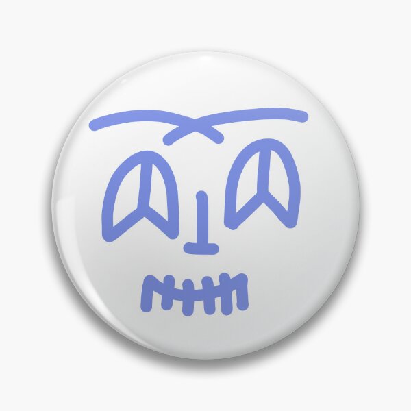Item preview, Periwinkle Abstract Doodle Face – Minimalist Modern Line Art designed and sold by felipemaldonadoart.