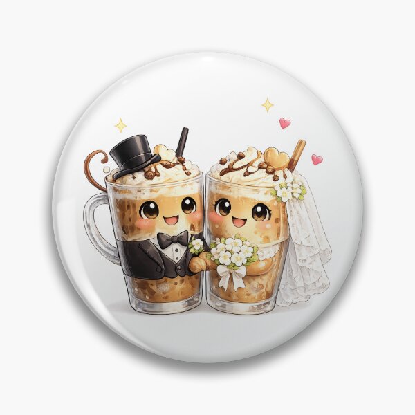 Item preview, Funny Bride and Groom Iced Coffee funny Coffee lover designed and sold by QuiteOrbit.
