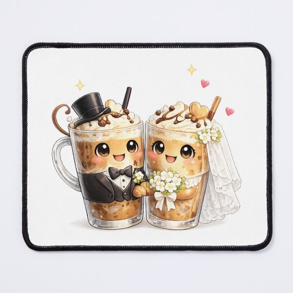 Item preview, Funny Bride and Groom Iced Coffee funny Coffee lover designed and sold by QuiteOrbit.