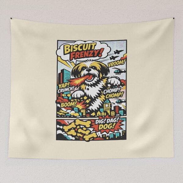 Item preview, Kaiju Shih-Tzu designed and sold by Cathedral of Curiosity.