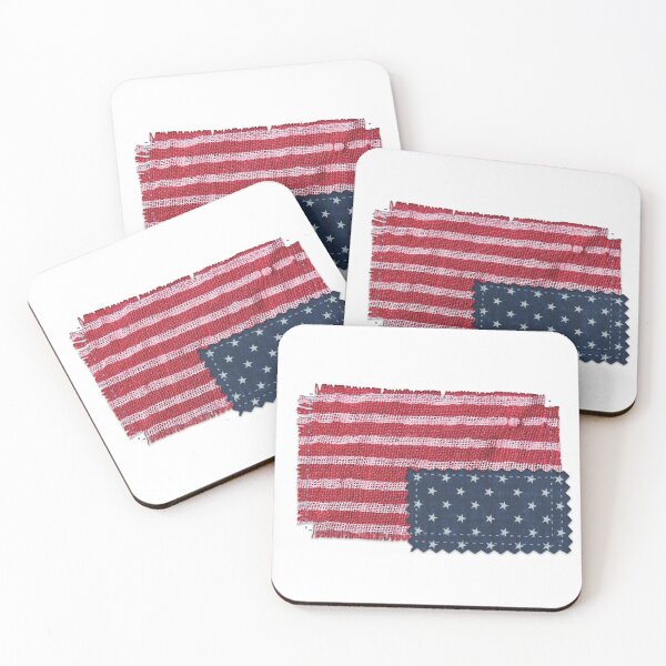 Item preview, Upside-down American Flag - protest flag designed and sold by art by hannah lang.