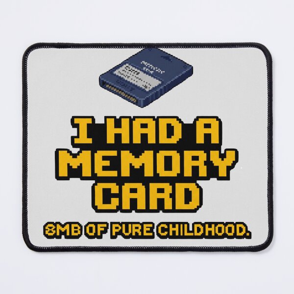 Item preview, I Had A Memory Card PS2 Retro Gaming Pixel Art Funny Gamer T-Shirt Nostalgia designed and sold by Gaming Retro.