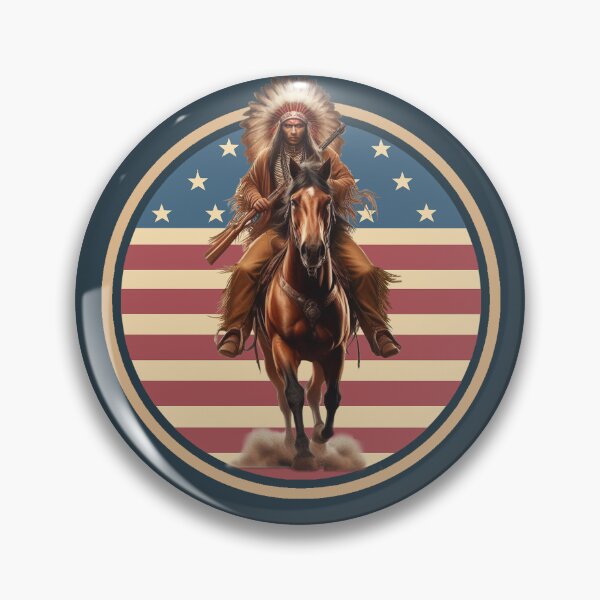 Item preview, VINTAGE INDIAN BRAVE, HORSE, WESTERN ART, NATIVE AMERICAN designed and sold by classic car craze.