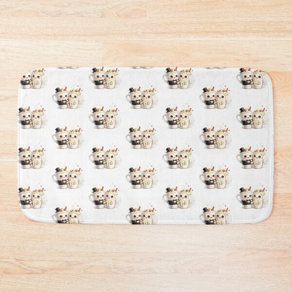 Item preview, Cute cappuccino Bride and Groom Wedding Matching designed and sold by QuiteOrbit.