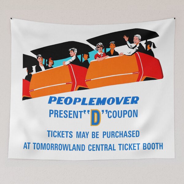 Item preview, Disney People mover from days gone past designed and sold by The Retromotel.