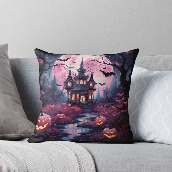 Item preview, Halloween Spooky Dark Castle designed and sold by The Retromotel.