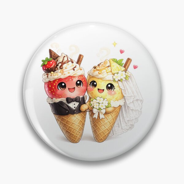 Item preview, Cute Wedding Ice Cream funny Ice Cream lover designed and sold by QuiteOrbit.