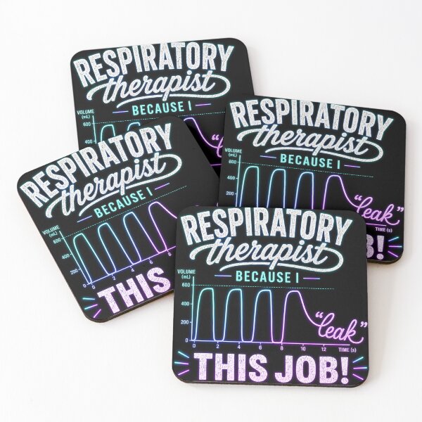 Item preview, Respiratory Therapist Because I "Leak" This Job! Funny Ventilator Pun designed and sold by CollectionsJEm.