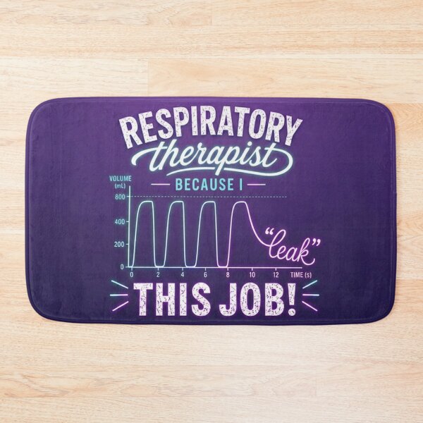 Item preview, Respiratory Therapist Because I "Leak" This Job! Funny Ventilator Pun designed and sold by CollectionsJEm.