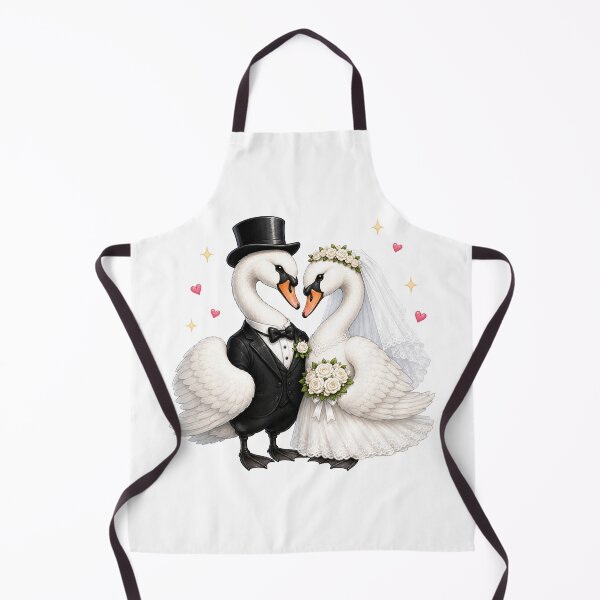 Item preview, Funny swan Wedding Matching designed and sold by QuiteOrbit.