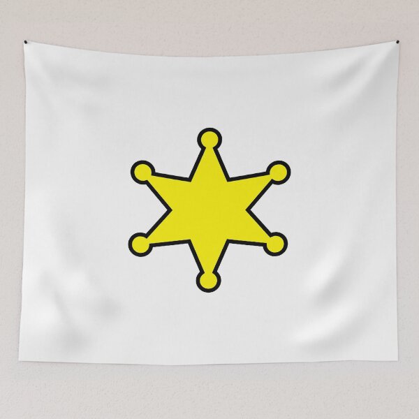 Item preview, Sheriff star designed and sold by Vectorqueen.