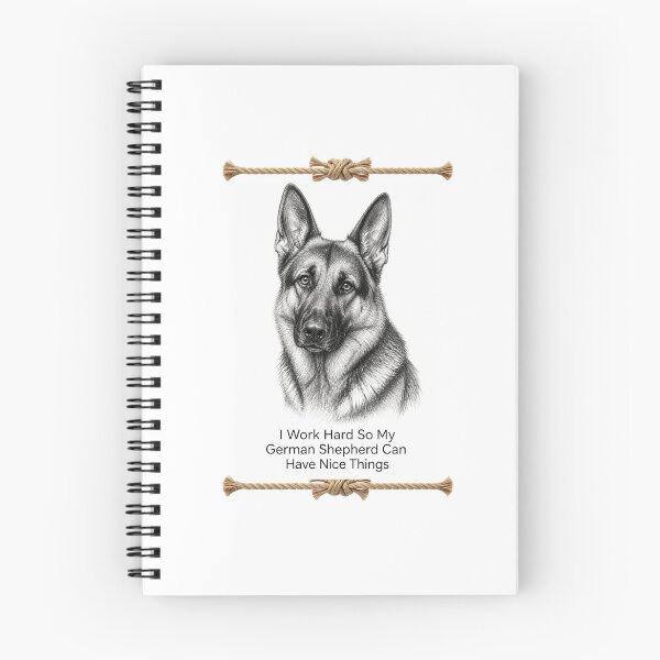 Item preview, German Shepherd Funny Dog I Work Hard so My German Shepherd Can Have Nice Things designed and sold by FunkyFunGifts4U.