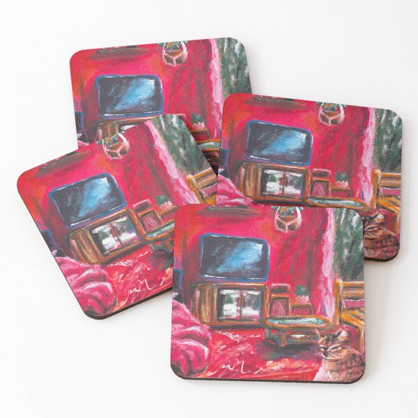 Item preview, Miso's Living Room - Acrylic Painting designed and sold by emoeba.
