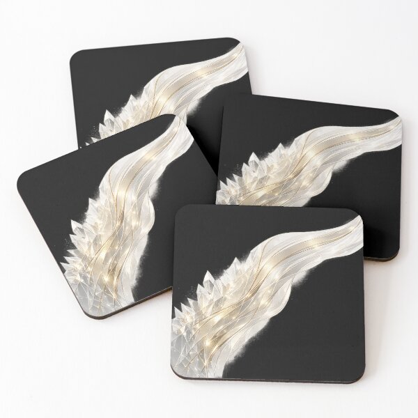 Item preview, Crystal Flow | Luxury Geometric Fluid Abstract Art designed and sold by rigelcreation.