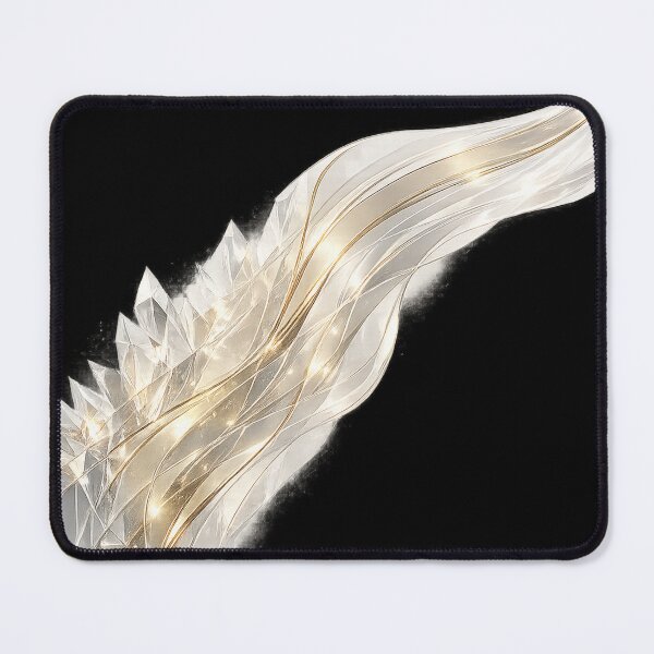 Item preview, Crystal Flow | Luxury Geometric Fluid Abstract Art designed and sold by rigelcreation.