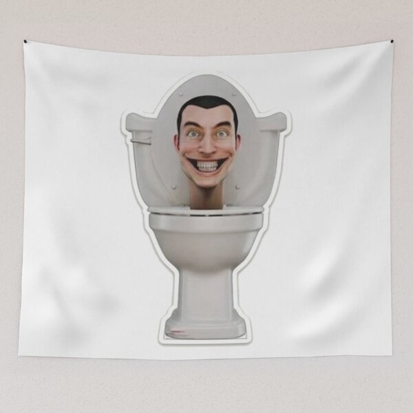 Aperçu de l'œuvre Toilettes Skibidi créée et vendue par Brainrot-Bag.