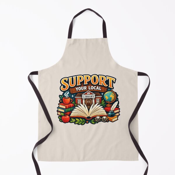 Item preview, Support Your Local Library designed and sold by Myra365Art.
