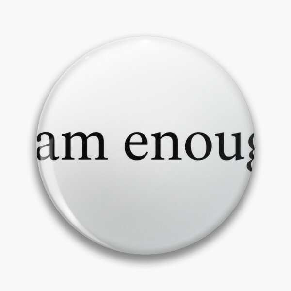 Item preview, I Am Enough Minimal Typography Tee designed and sold by Theoneshop1.