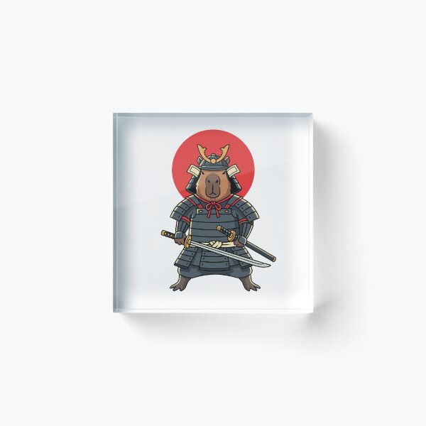 Item preview, Cool Capybara Samurai  designed and sold by EverkindInk.