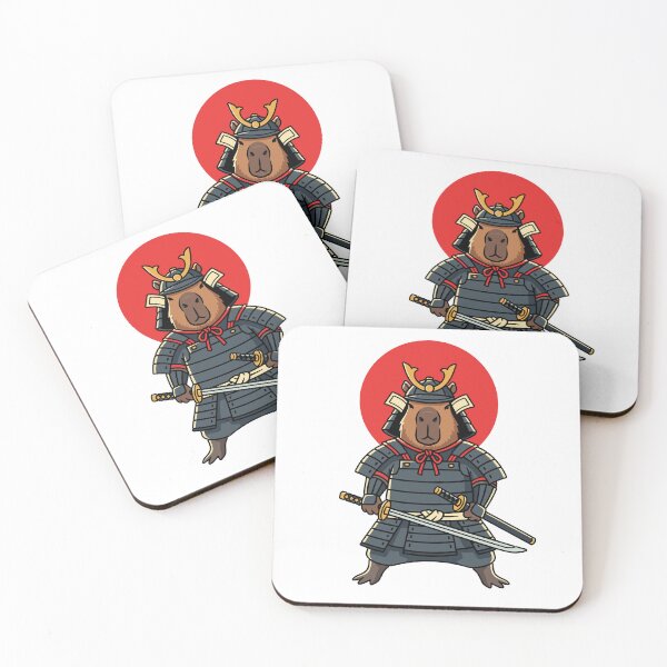 Item preview, Cool Capybara Samurai  designed and sold by EverkindInk.