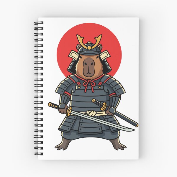 Item preview, Cool Capybara Samurai  designed and sold by EverkindInk.