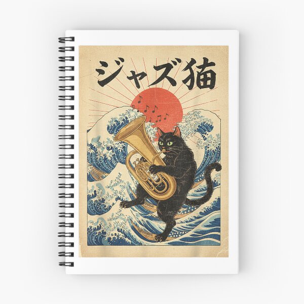 Item preview, Funny Cat Playing Tuba for Jazz Musician Tubist T-Shirt designed and sold by Aru Pxle.
