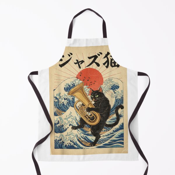 Item preview, Funny Cat Playing Tuba for Jazz Musician Tubist T-Shirt designed and sold by Aru Pxle.