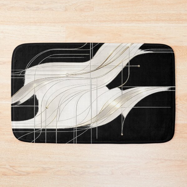 Item preview, Echo Circuits | Luxury Futuristic Line Art Wall Print designed and sold by rigelcreation.