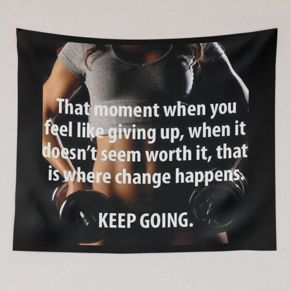 Item preview, Women's Fitness Inspirational Quote designed and sold by superfitstuff.