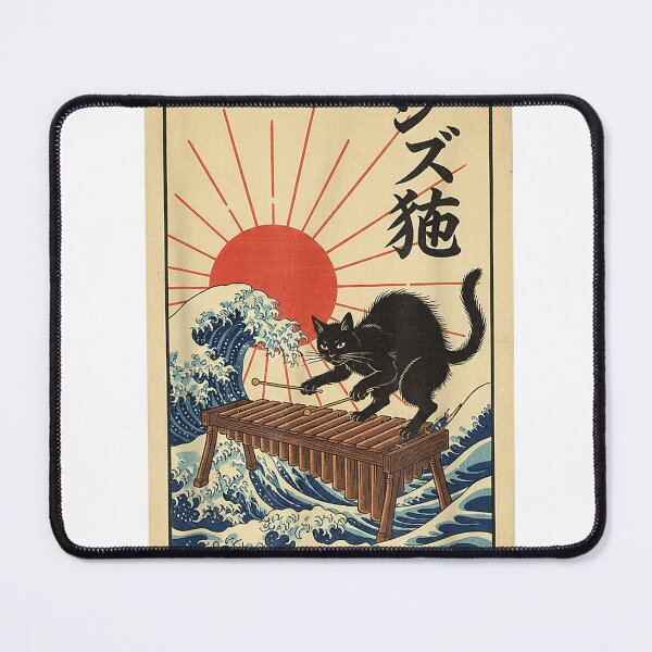 Item preview, Funny Cat Playing Xylophone for Jazz Musician Xylophonist T-Shirt designed and sold by Juvestore24.