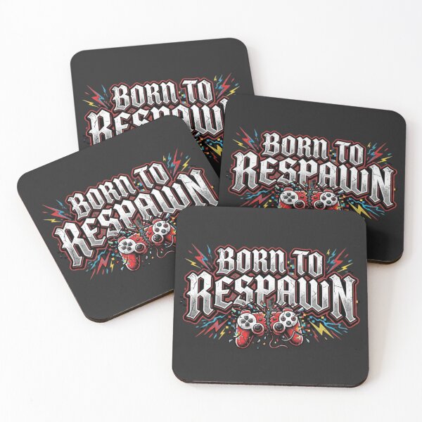Item preview, Born To Respawn Funny Gaming Controller Quote designed and sold by EchoPrint Co..