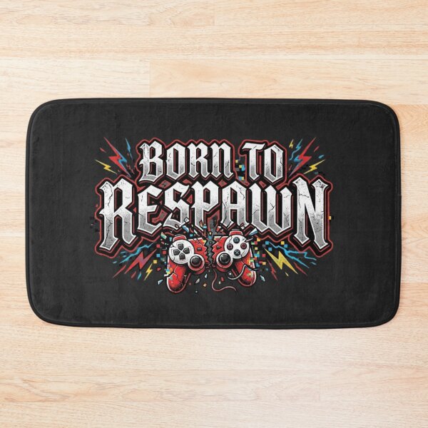 Item preview, Born To Respawn Funny Gaming Controller Quote designed and sold by EchoPrint Co..