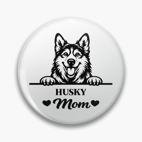 Artikelvorschau, Husky-Mama – Süßer Hund – Hundegeschenk – Design für Welpenliebhaber entworfen und verkauft von GMACgraphicsCo.