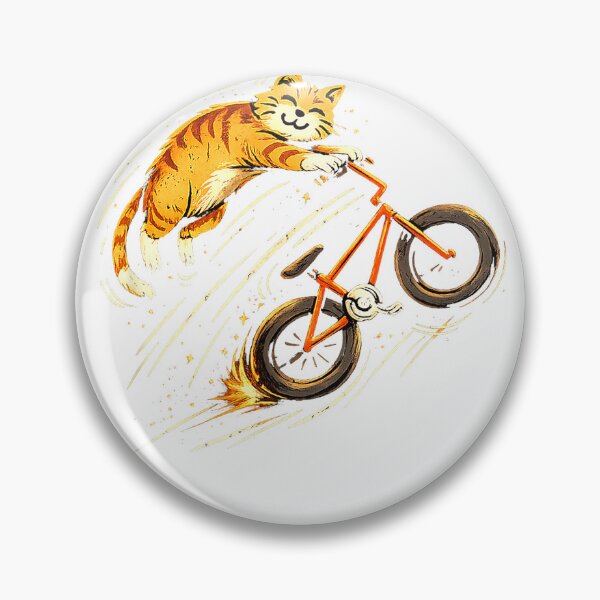 Item preview, Funny Cat Riding Bicycle Graphic Outfit for Cat Lover T-Shirt designed and sold by ShadowPlace.
