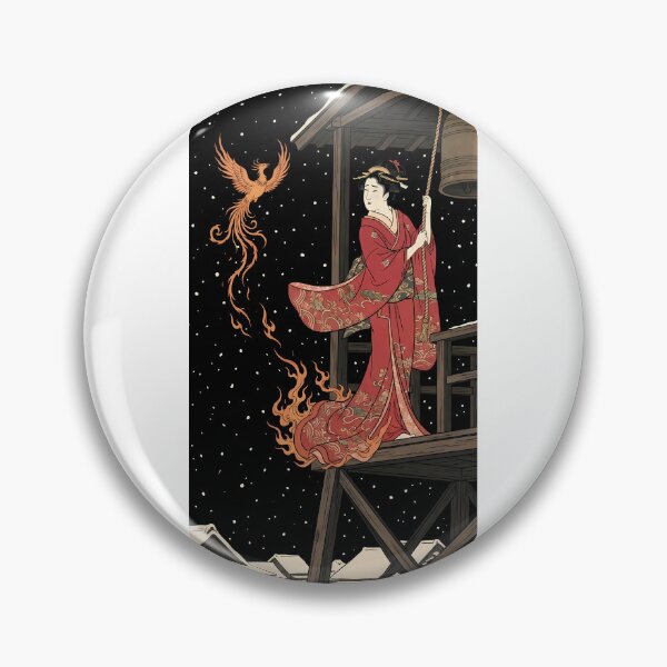 Item preview, Phoenix Fire Geisha: The Snow Tower Legend designed and sold by TokyoUkiyoHouse.