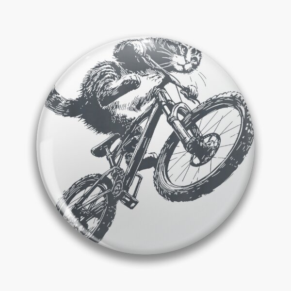 Item preview, Funny Cat Riding Bicycle Kitten Mountain Bike Men Women T-Shirt designed and sold by JankoZED.