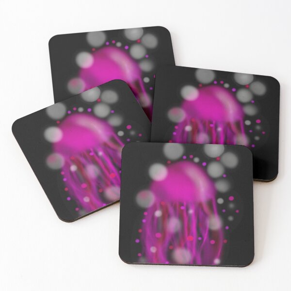 Item preview, Bright Pink Jellyfish designed and sold by Medusa's Revenge Art.