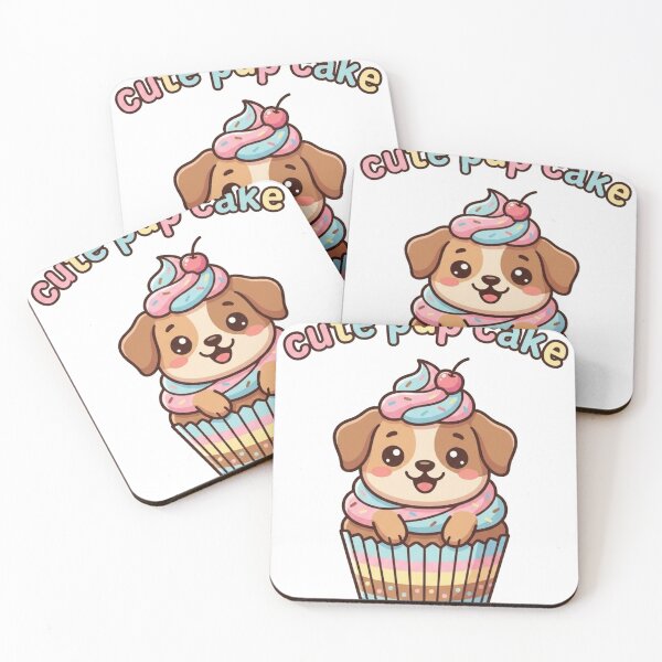 Item preview, Cute Pup Cake PNG | Kawaii Puppy Cupcake Cartoon Clipart  designed and sold by morning sun.