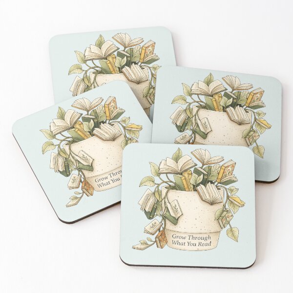 Item preview, Grow Through What You Read Vintage Book Plant  designed and sold by Andreza NativeHue Oficial.