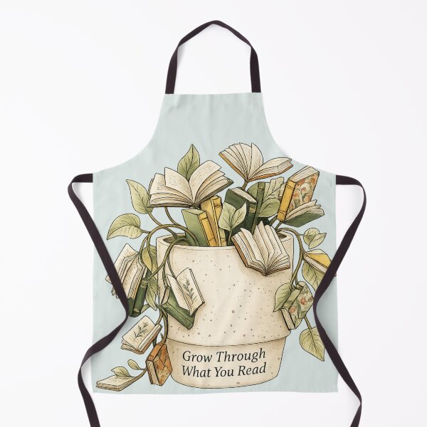 Item preview, Grow Through What You Read Vintage Book Plant designed and sold by Andreza NativeHue Oficial.