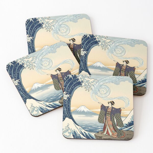 Item preview, The Great Wave Princess: Summoning the Water Dragon designed and sold by TokyoUkiyoHouse.