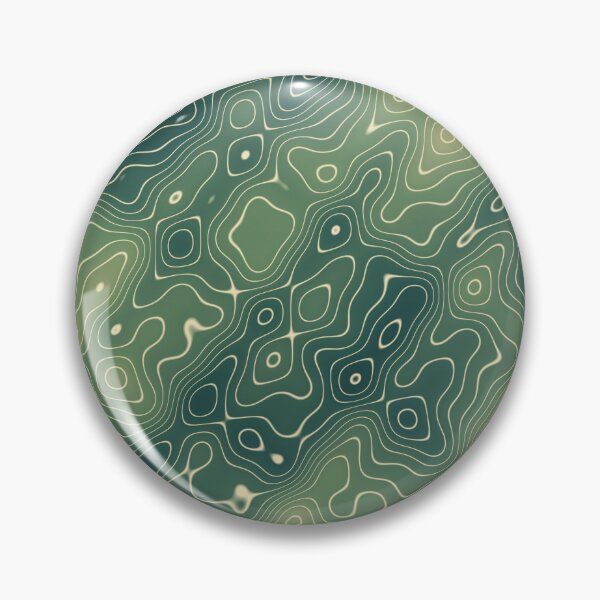 Item preview, Green Topographic Contour designed and sold by Syzygy Designs.