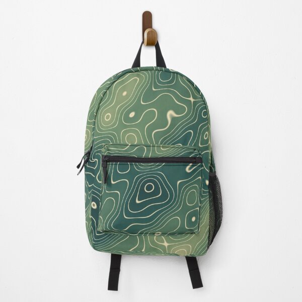 Item preview, Green Topographic Contour designed and sold by Syzygy Designs.