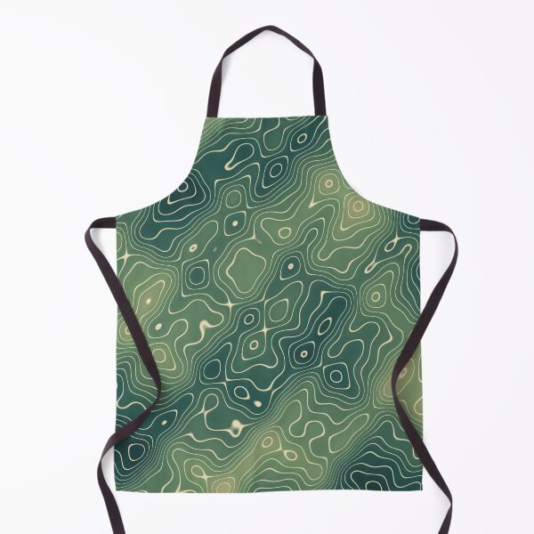 Item preview, Green Topographic Contour designed and sold by Syzygy Designs.