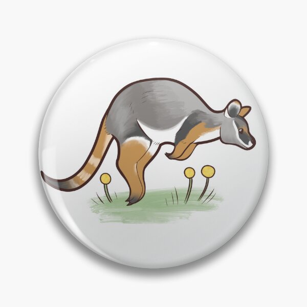Item preview, Wallaby in the Wildflowers designed and sold by Sonderdaisies.